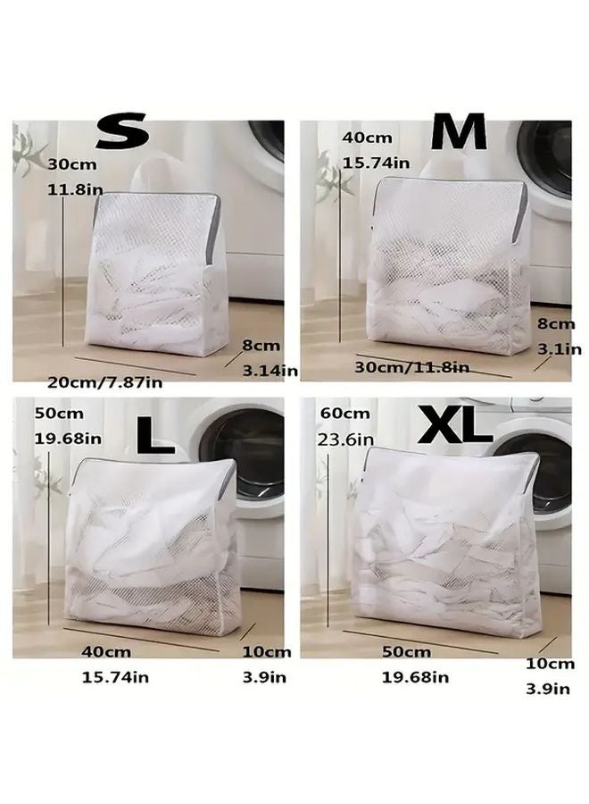 Honeycomb Mesh Laundry Bag 30x40x8cm Heavy Duty Zipper Closure For Delicates - Image 3